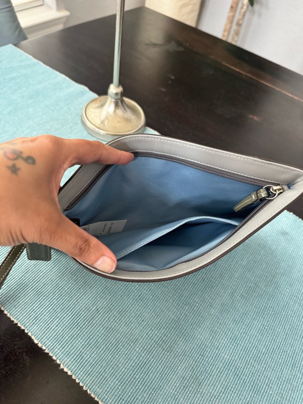 Coach Leather Wristlet - Picture 2 of 8